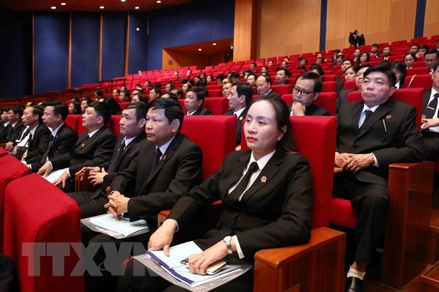 Các đại biểu tham dự hội nghị. (Ảnh: Phạm Kiên/TTXVN). Các đại biểu tham dự hội nghị. (Ảnh: Phạm Kiên/TTXVN).