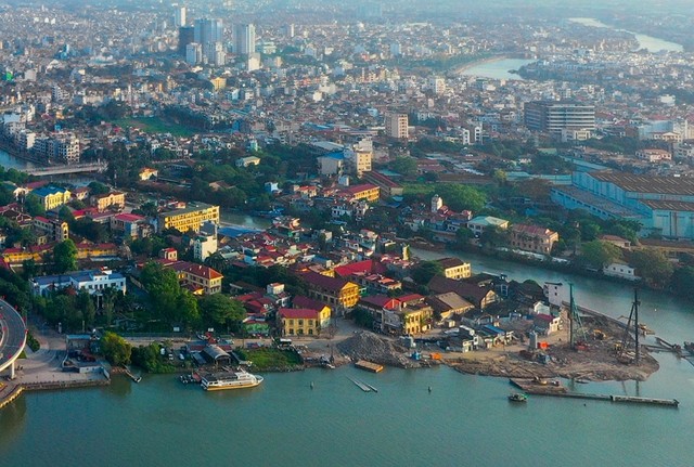 Dự án chỉnh trang đô thị tại khu vực bến xe Lạc Long cũ sẽ góp phần đảm bảo đồng bộ cảnh quan, kiến trúc văn minh hiện đại. Ảnh Hồng Phong.