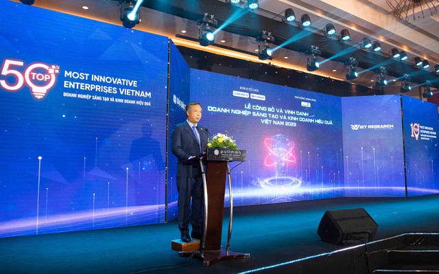 Ông Lê Trọng Minh - Tổng biên tập Báo Đầu Tư phát biểu khai mạc.