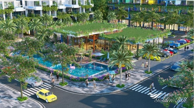 Hệ tiện ích tái tạo năng lượng cho ngày mới tại Flamingo Golden Hill.