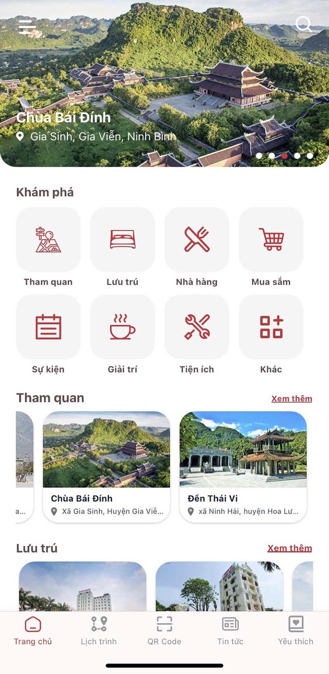 Ứng dụng Ninhbinhtourisminfo.