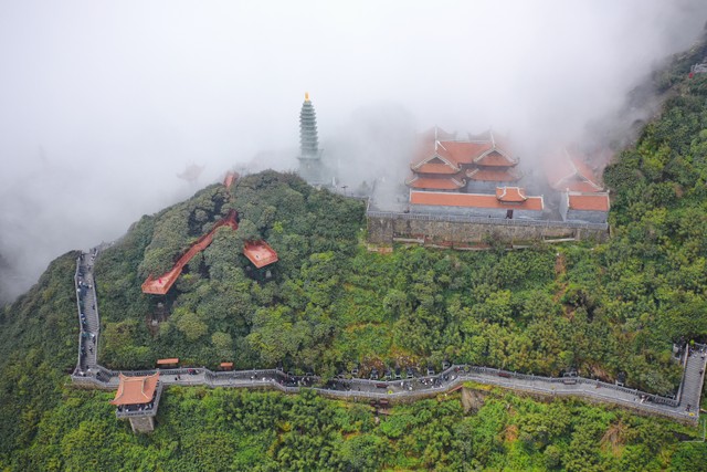 Con đường ngắm hoa đỗ quyên thu hút du khách trên đỉnh Fansipan. Con đường ngắm hoa đỗ quyên thu hút du khách trên đỉnh Fansipan.