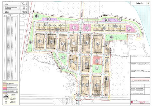 Ranh giới Dự án Khu nhà ở kết hợp chỉnh trang đô thị tại khu vực phía Nam và phía Bắc đường Tăng Bạt Hổ. Nguồn: binhdinhinvest.
