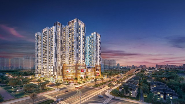 The Wisteria - Dự án được xây dựng trên khu vực rộng 1,6ha, gồm 3 tòa tháp cao 25 tầng nổi và 2 tầng hầm (Ảnh phối cảnh: WTO). The Wisteria - Dự án được xây dựng trên khu vực rộng 1,6ha, gồm 3 tòa tháp cao 25 tầng nổi và 2 tầng hầm (Ảnh phối cảnh: WTO).