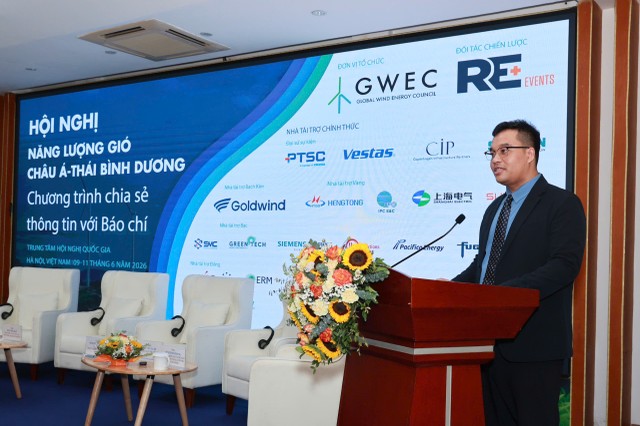 Ông Bùi Vĩnh Thắng, Giám đốc Quốc gia tại Việt Nam của GWEC. Ảnh: Chí Cường Ông Bùi Vĩnh Thắng, Giám đốc Quốc gia tại Việt Nam của GWEC. Ảnh: Chí Cường