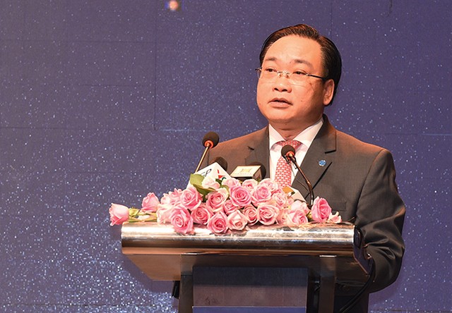 Bí thư Thành ủy Hà Nội Hoàng Trung Hải khẳng định cam kết của Hà Nội về xây dựng môi trường kinh doanh thông thoáng, minh bạch. Ảnh: VGP/Quang Hiếu