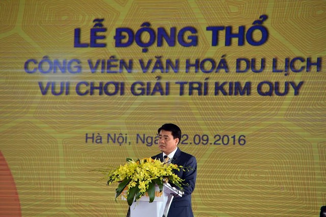 Động thổ Dự án Công viên Kim Quy tại Hà Nội ảnh 5