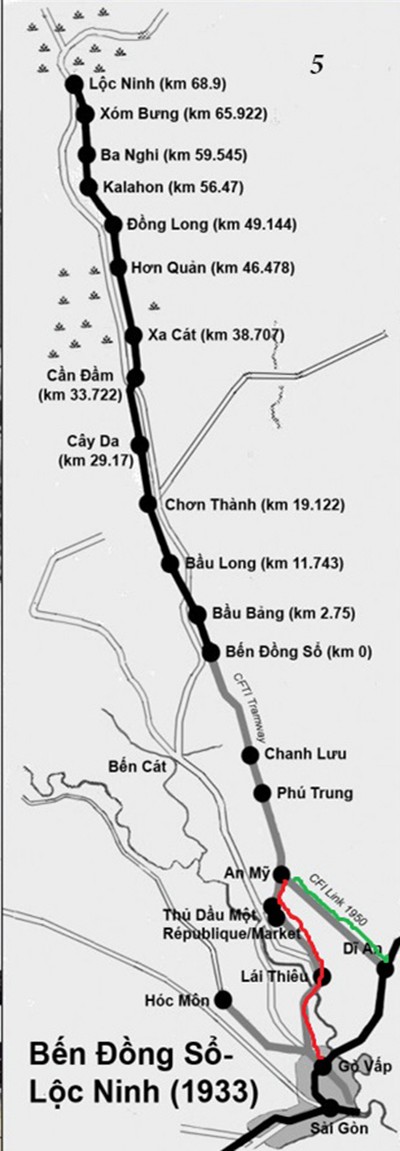  Tuyến đường sắt đưa cao su về Sài Gòn của người Pháp ảnh 3