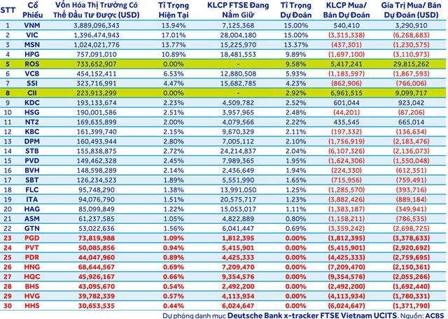 ACBS: ROS có thể được FTSE mua vào 30 triệu USD trong đợt review cuối năm ảnh 1