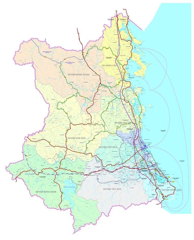 Mạng lưới hạ tầng giao thông của Phú Yến ngày càng hoàn thiện, phát triển.