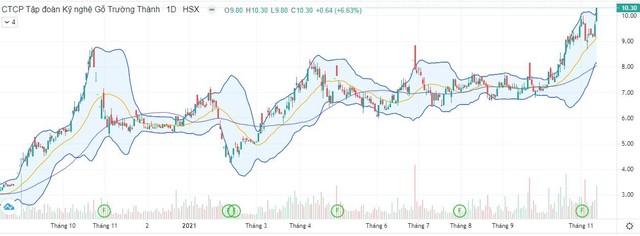 Diễn biến giá cổ phiếu TTF