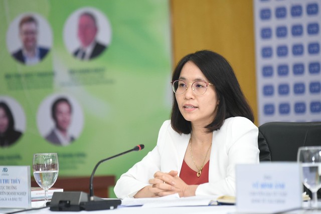 Bà Bùi Thu Thủy, Phó cục trưởng, Cục Phát triển doanh nghiệp, Bộ Kế hoạch và Đầu tư