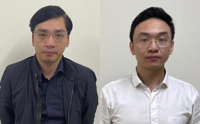 Bị can Lê Tuấn Anh và Lưu Tuấn Dũng