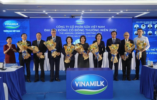Các thành viên HĐQT mới của Vinamilk nhiệm kỳ 2022-2026.