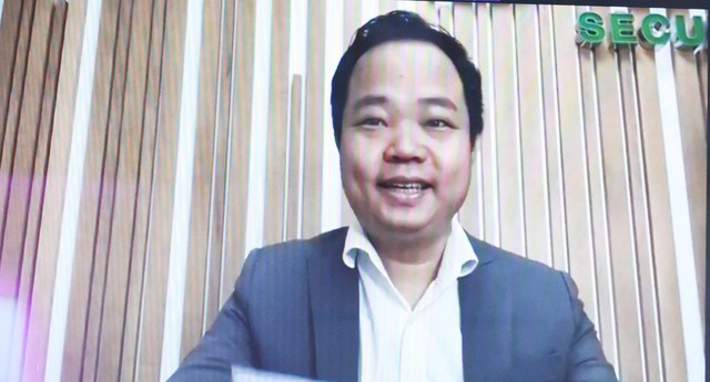 Ông Bùi Văn Huy, Giám đốc Chi nhánh TP.HCM - Công ty Chứng khoán DSC chia sẻ tại talkshow qua zoom