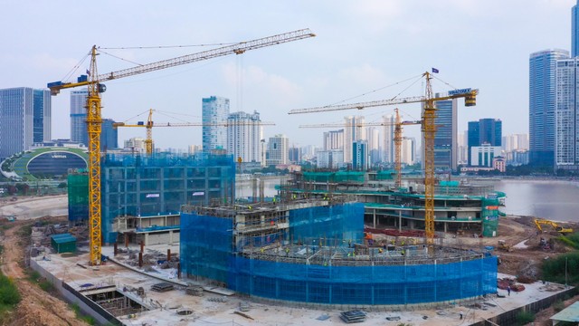 Cung thiếu nhi Hà Nội, công trình trọng điểm của thủ đô có sự tham gia của nhà thầu Vinaconex.