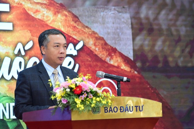 Ông Lê Trọng Minh, Tổng biên tập Báo Đầu tư phát biểu khai mạc Tọa đàm. Ảnh: Dũng Minh