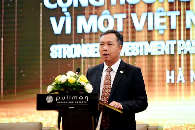 Tổng biên tập Báo Đầu tư Lê Trọng Minh phát biểu khai mạc Hội thảo. Ảnh: Dũng Minh