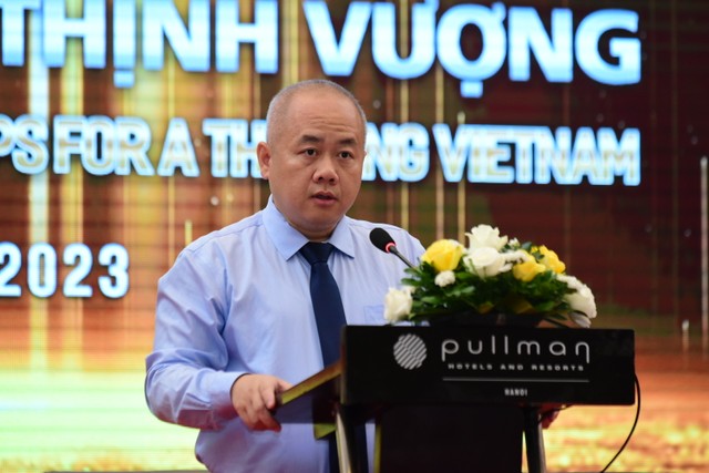 Ông Đỗ Thành Trung, Thứ trưởng Bộ Kế hoạch và Đầu tư phát biểu chỉ đạo tại Hội thảo. Ảnh: Dũng Minh