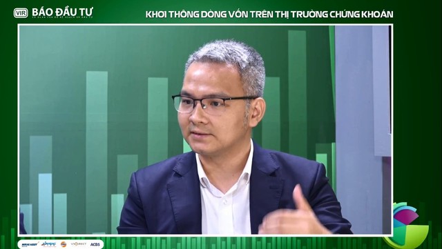 Ông Nguyễn Vũ Long, Chủ tịch HĐQT CTCK VNDIRECT chia sẻ tại Talkshow.