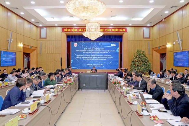 Quang cảnh buổi làm việc. (Ảnh: Đức Trung)