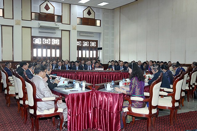 Ba nước thảo luận để tìm ra định hướng, giải pháp thúc đẩy hợp tác Khu vực Tam giác phát triển CLV.