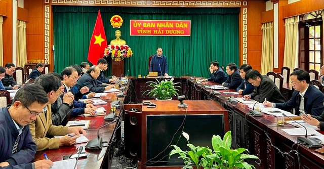 Phó chủ tịch Thường trực UBND tỉnh Lưu Văn Bản yêu cầu công tác giải phóng mặt bằng Khu công nghiệp Đại An mở rộng giai đoạn 2 phải bảo đảm nguyên tắc công khai, minh bạch và công bằng.