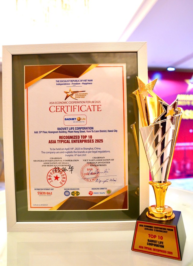 Giải thưởng là điểm khởi đầu của chuỗi hoạt động tháng 4 “Hào khí Việt Nam”