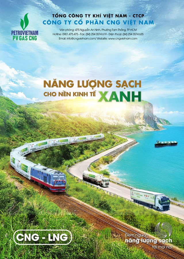 CNG khẳng định vị thế, là đơn vị cung cấp khí thiên nhiên nén CNG và khí thiên nhiên hóa lỏng LNG hàng đầu Việt Nam