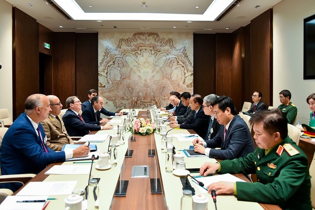 Quang cảnh buổi hội đàm.