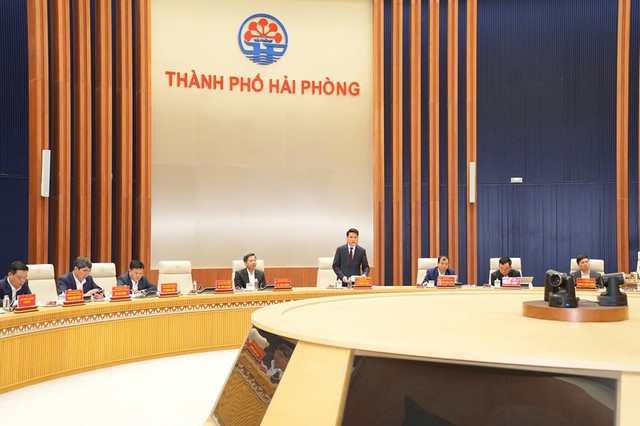 Ông Lê Ngọc Châu, Chủ tịch UBND TP. Hải Phòng phát biểu chỉ đạo Ông Lê Ngọc Châu, Chủ tịch UBND TP. Hải Phòng phát biểu chỉ đạo