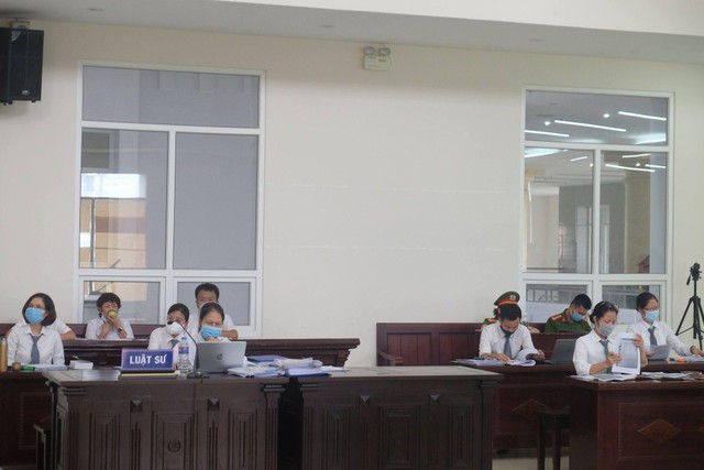 Các luật sư tham gia bào chữa.