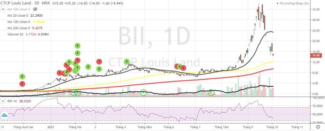 Cổ phiếu BII Bốc hơi 53,2% trong 12 phiên giao dịch