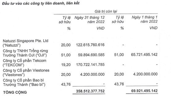 Gỗ Trường Thành đầu tư thêm 2 Công ty trong năm 2022.