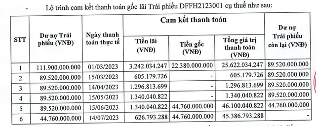 Tập đoàn Đua Fat kéo dài thời gian thanh toán gốc lãi trái phiếu thêm hơn 4 tháng.