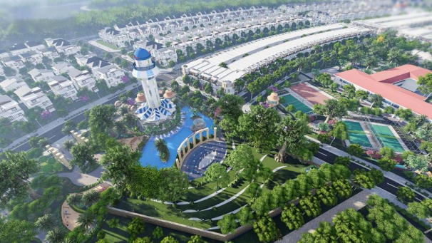 Phối cảnh công viên Olympus Garden sau khi hoàn thành