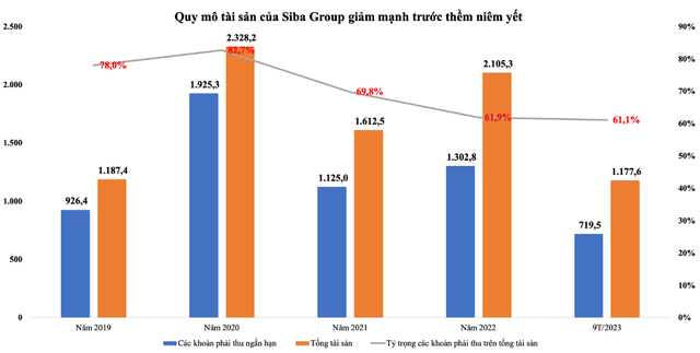 Siba Group giảm quy mô tài sản mạnh trước thềm niêm yết sàn HoSE