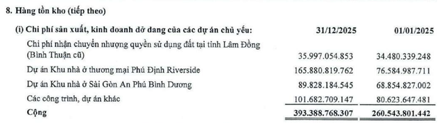 Saigonres đang đẩy mạnh triển khai dự án trong năm 2025.