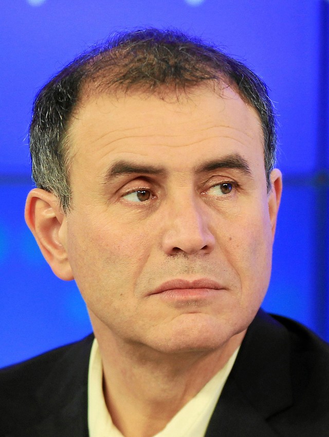 Nhà kinh tế học Nouriel Roubini hay còn được gọi là “Tiến sĩ tận thế” (Dr. Doom). Nhà kinh tế học Nouriel Roubini hay còn được gọi là “Tiến sĩ tận thế” (Dr. Doom).