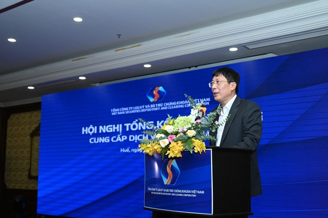 Ông Dương Văn Thanh, Tổng giám đốc Tổng công ty Lưu ký và Bù trừ chứng khoán Việt Nam (VSDC)