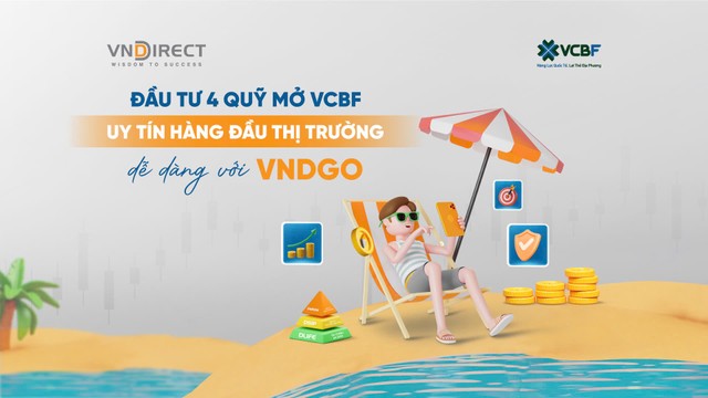 Đầu tư quỹ mở VCBF dễ dàng với VNDGO kể từ tháng 02/2025