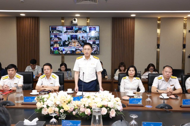 Ông Mai Sơn, Phó Cục trưởng Cục Thuế phát biểu tại sự kiện