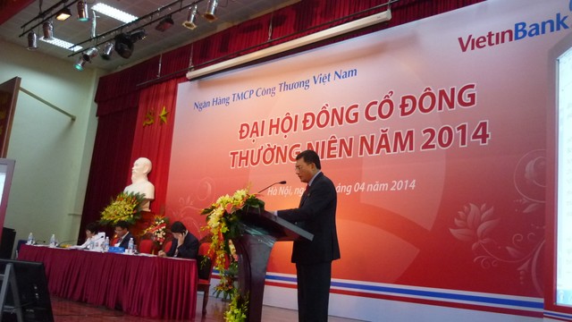 ĐHCĐ năm 2014 Vietinbank: Ông Phạm Huy Hùng chuẩn bị nghỉ hưu ảnh 5