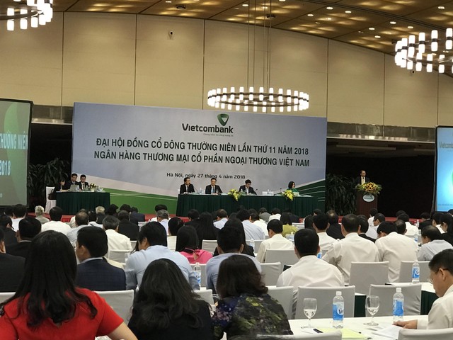 Đại hội đồng cổ đông Vietcombank 2018: Chưa tìm được ngân hàng nào để M&A ảnh 1