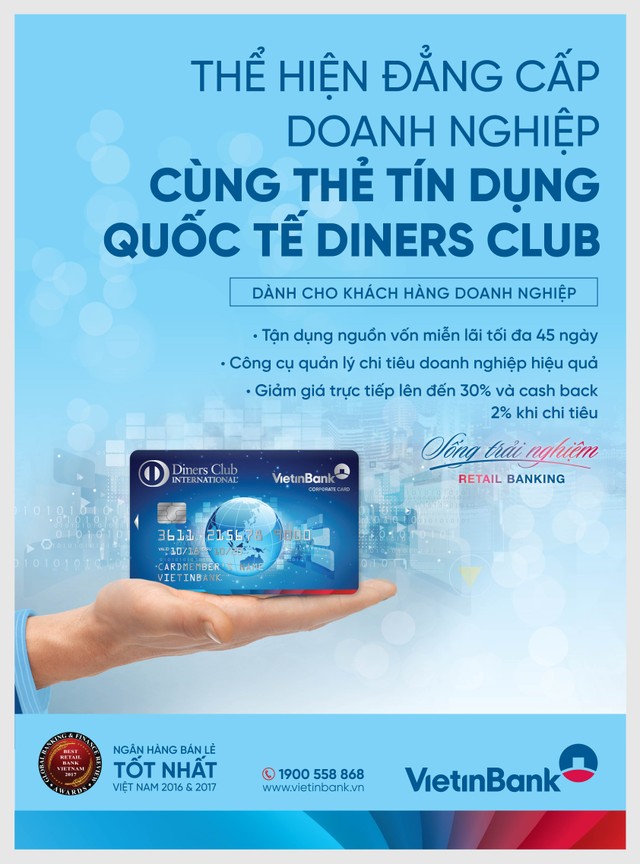 Ngập tràn ưu đãi từ thẻ tín dụng quốc tế VietinBank Diners Club ảnh 1
