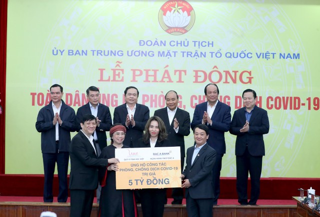 BAC A BANK: Đóng góp 5 tỷ đồng ủng hộ phòng chống dịch Covid - 19  ảnh 1
