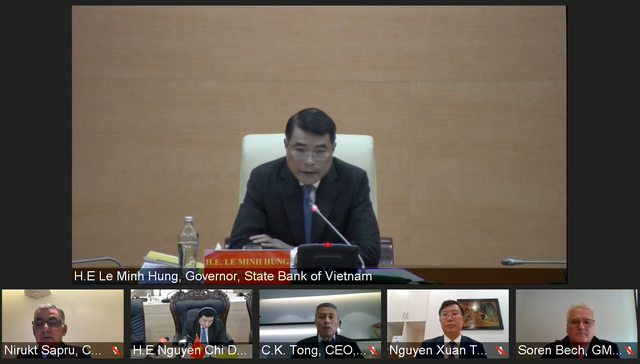 Thống đốc NHNN Việt Nam Lê Minh Hưng phát biểu Thống đốc NHNN Việt Nam Lê Minh Hưng phát biểu