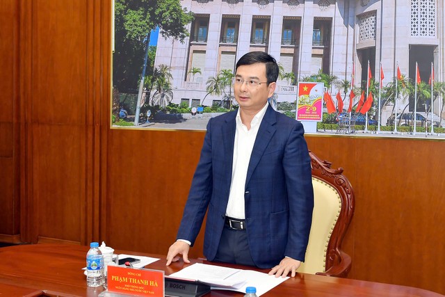 Phó Thống đốc NHNN Phạm Thanh Hà phát biểu tại cuộc họp Phó Thống đốc NHNN Phạm Thanh Hà phát biểu tại cuộc họp