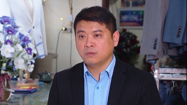 Anh Đào Duy Khánh, chủ cơ sở may mặc Hùng Luyến tại Thanh Trì, Hà Nội