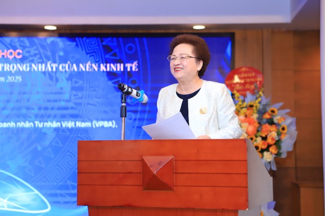 Bà Nguyễn Thị Nga, Phó chủ tịch thường trực Hội Doanh nhân tư nhân Việt Nam, Chủ tịch Tập đoàn BRG